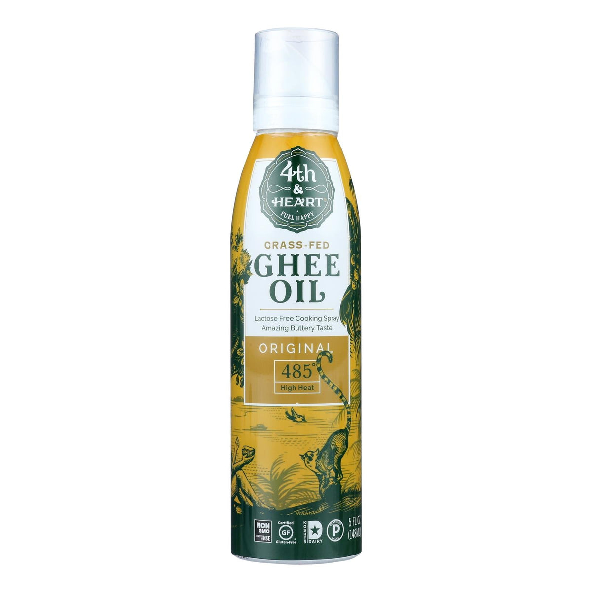 4th & Heart Original Ghee/Oil Spray 5 Oz. Pack of 6