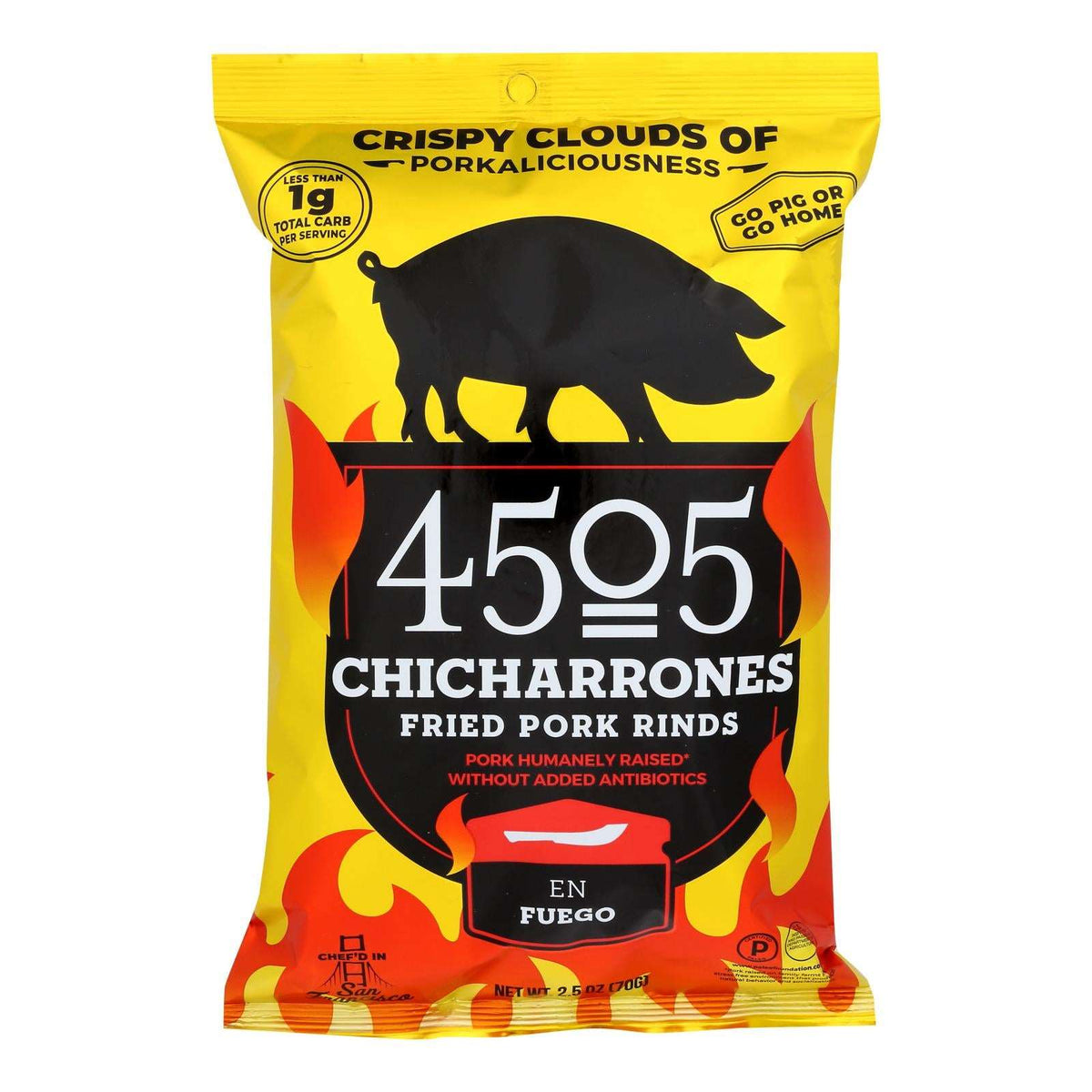 4505 - Chicharrons En-Fuego (Pack of 12) 2.5 Oz