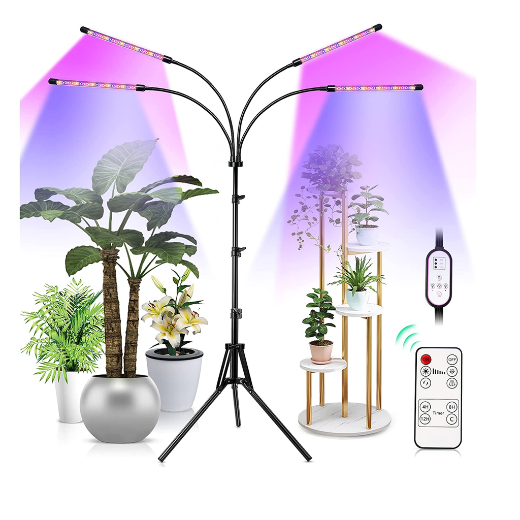 Grow Lights for Indoor Plants | LED Full Spectrum Plant Light with Stand